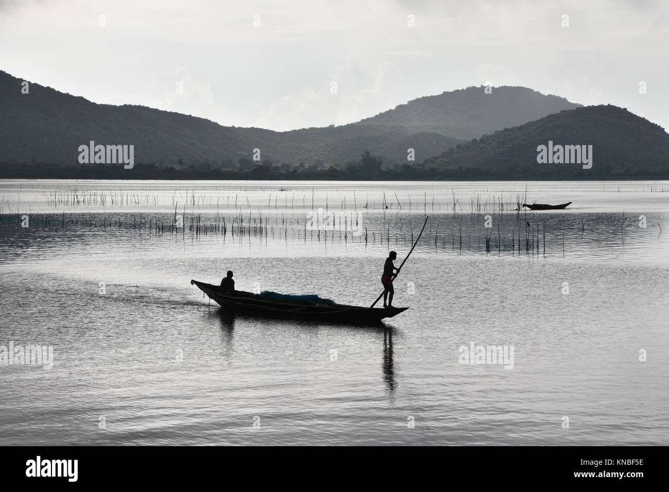 Chilka Lake, Rambha, Odisha, India Foto Stock