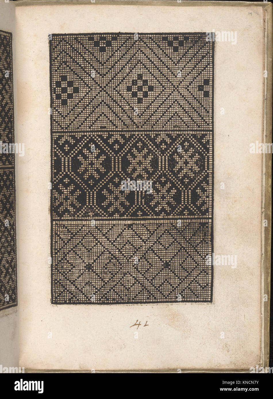 Questa pagina di "Eyn New kunstlichboich" mostra i primi testi stampati e illustrazioni, evidenziando lo sviluppo della tipografia e del design dei libri. Foto Stock