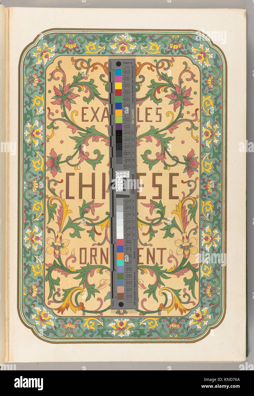 Esempi di ornamento cinesi selezionati da oggetti nel South Kensington Museum e altre collezioni incontrato b1141261 739504 bersaglio Autore: Owen Jones, britannico, Londra 1809?1874 Londra, Editore: S. & T. Gilbert, Londra, esempi di ornamento cinesi selezionati da oggetti nel South Kensington Museum e altre collezioni, 1867, 3 pagine, foglia, 5-15 pagine : le illustrazioni, piastra di colore ; altezza: 13 3/4 in. (35 cm). Il Metropolitan Museum of Art di New York. (NK1483 .J7 1867 Q) Foto Stock