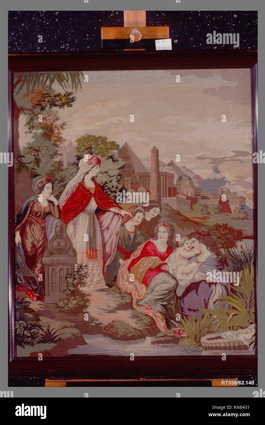 Questa immagine ricamata (MET RT558 137538) espone intricati ricami e design, mettendo in risalto l'artigianato di storici artisti tessili ed è parte della collezione Metropolitan Museum of Art. Foto Stock Questa immagine ricamata (MET RT558 137538) espone intricati ricami e design, mettendo in risalto l'artigianato di storici artisti tessili ed è parte della collezione Metropolitan Museum of Art. Foto Stock