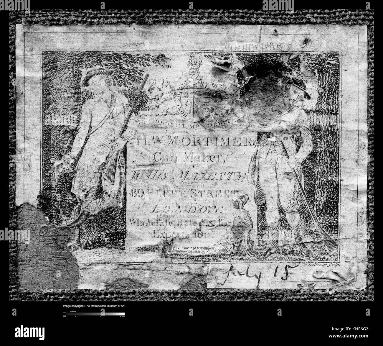 Questa pistola a ripetizione a pietra focaia con azione Lorenzoni, incisa con lo stemma di Nelson, include custodia e accessori, che rappresentano l'artigianato e il significato storico. Foto Stock