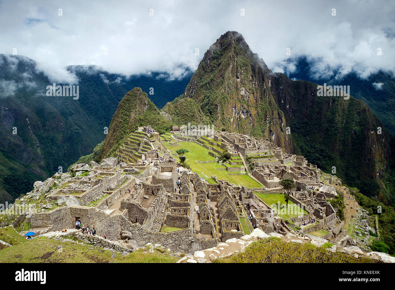 Machu Picchu, Cuzco, Perù Foto Stock