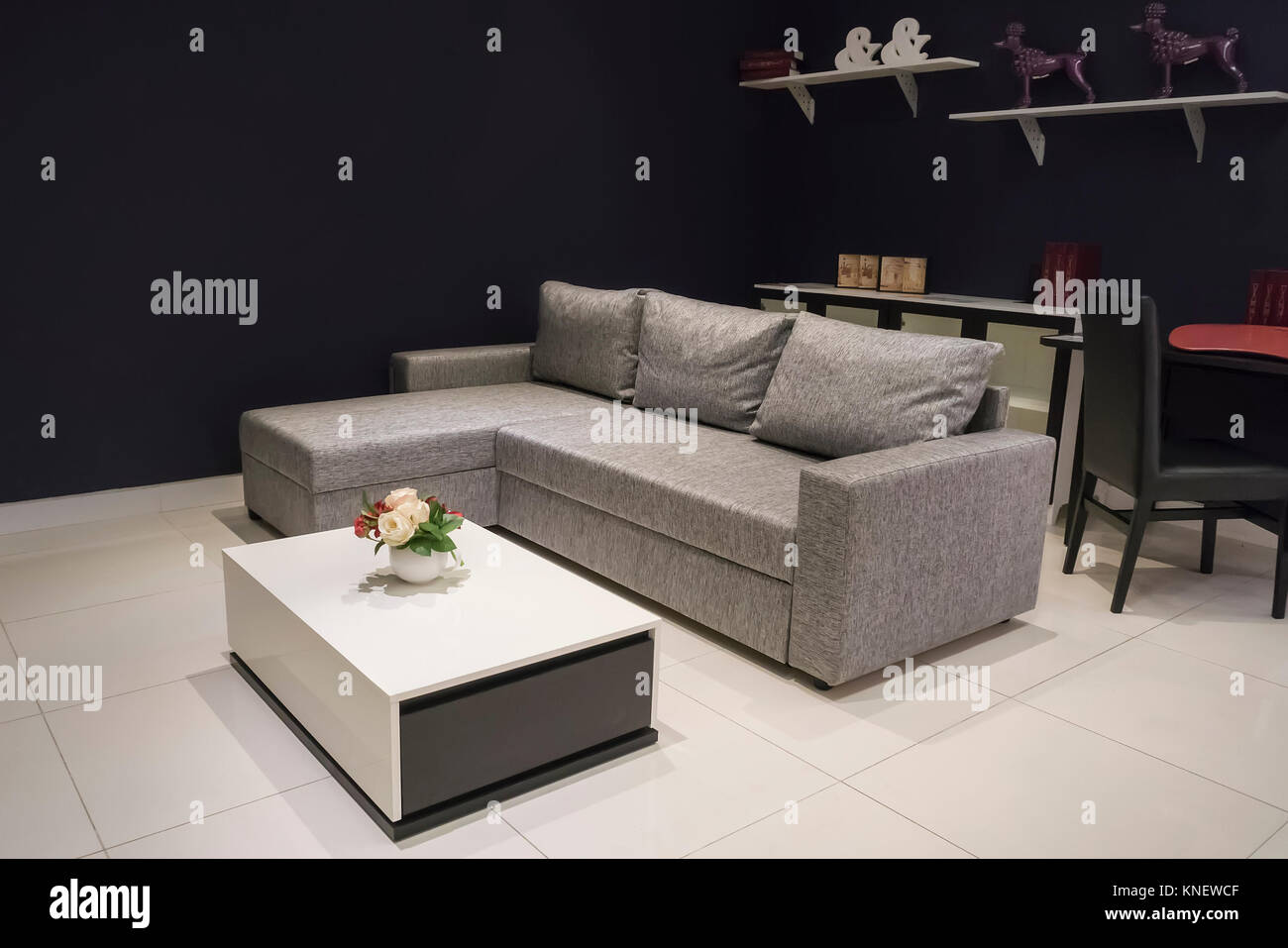 Interior design serie: soggiorno moderno Foto Stock