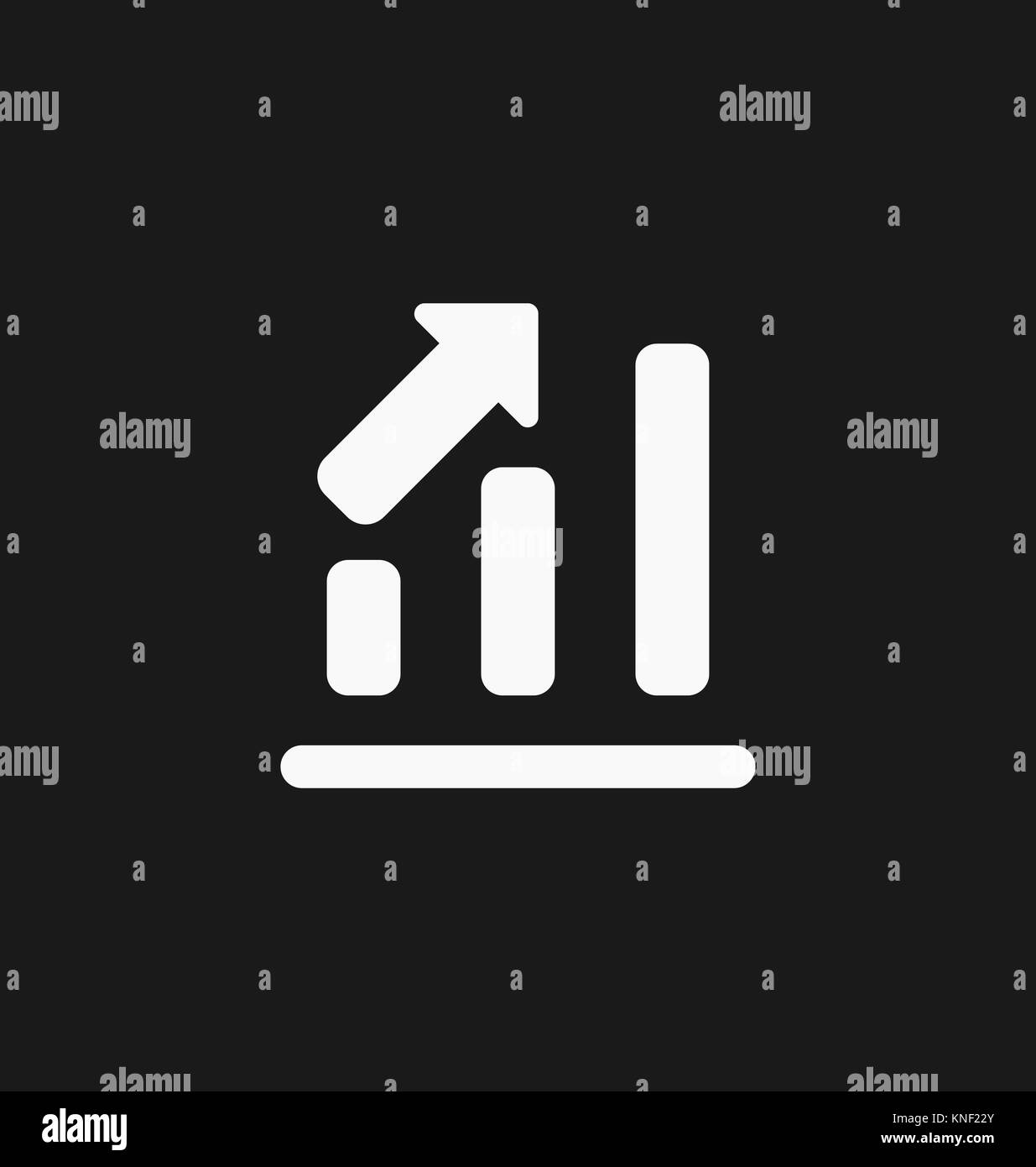 Icona grafico simbolo bar per la progettazione di un sito web, il logo, app, UI. Illustrazione Vettoriale. Illustrazione Vettoriale