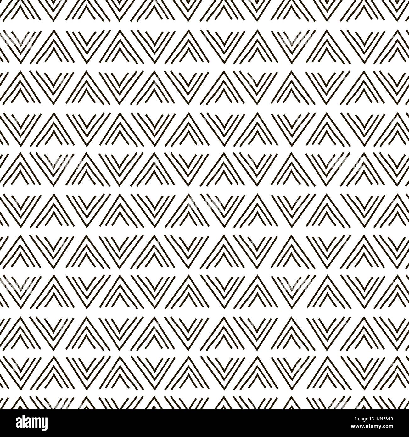 Geometrica astratta nook, angolo fashion design pattern di stampa Illustrazione Vettoriale