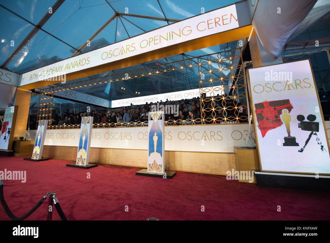 HOLLYWOOD, CA - febbraio 22: atmosfera attendst la 87th annuale di Academy Awards di Hollywood & Highland Center il 22 febbraio 2015 in Hollywood, la California. Persone: atmosfera Foto Stock