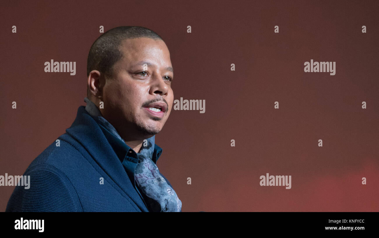 HOLLYWOOD, CA - 21 febbraio: Terrance Howard durante le prove per il 2015 Oscar al Dolby Theatre a Hollywood e Highland il 21 febbraio 2015 in Hollywood, la California. Persone: Terrance Howard Foto Stock