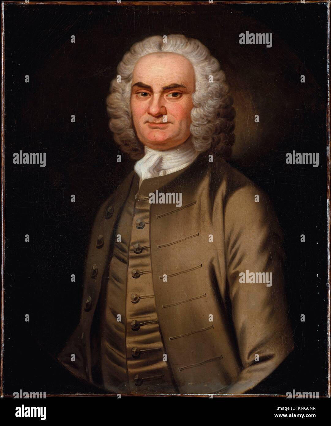 Giuseppe Reade. Artista: Giovanni Wollaston (attivo 1733-67); data: 1749-52; medie: Olio su tela; Dimensioni: 30 x 25 in. (76,2 x 63,5 cm); Foto Stock