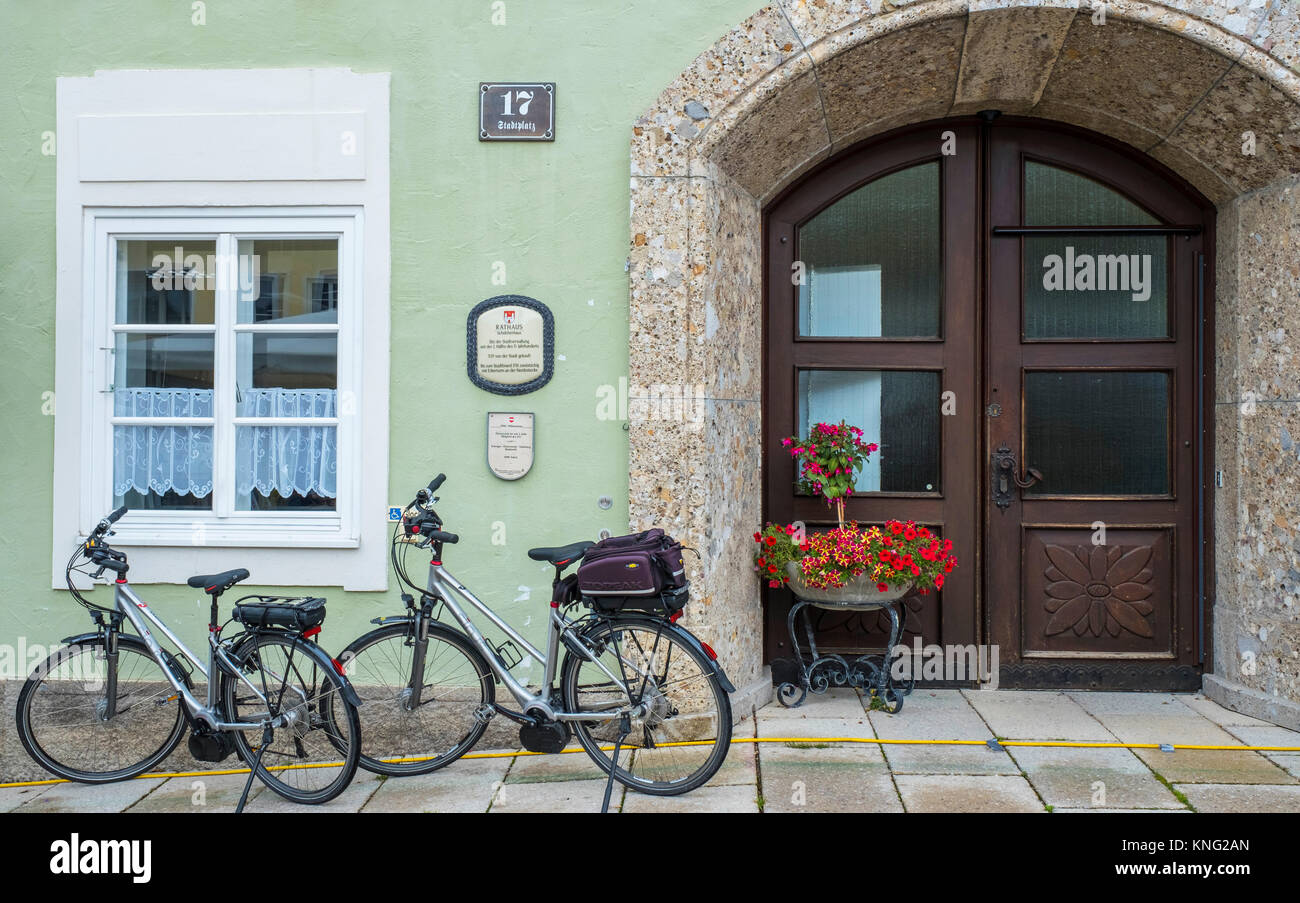 Il municipio a Radstadt, Austria, Europa Foto Stock