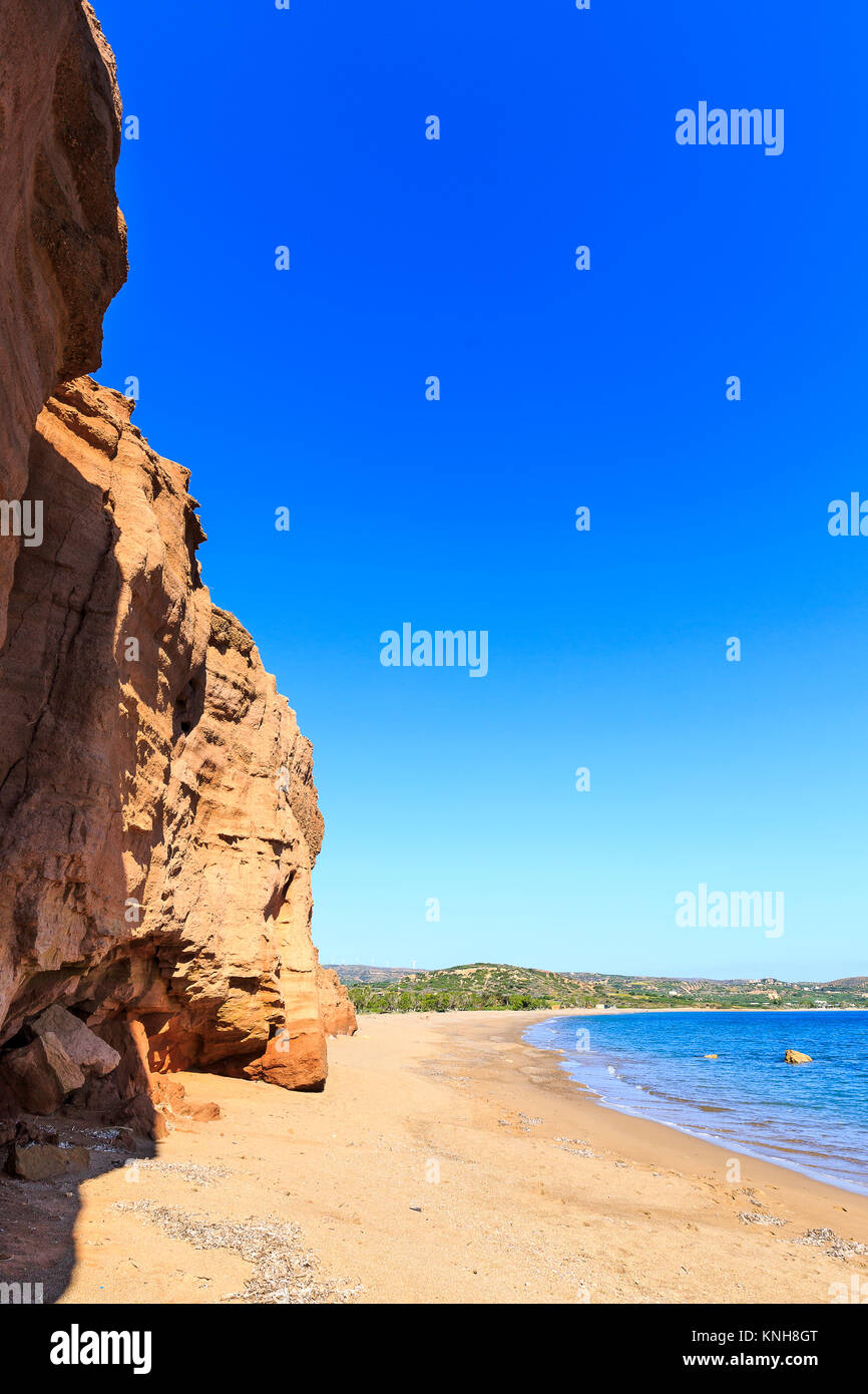 Kouremenos Beach, Creta, Grecia Foto Stock