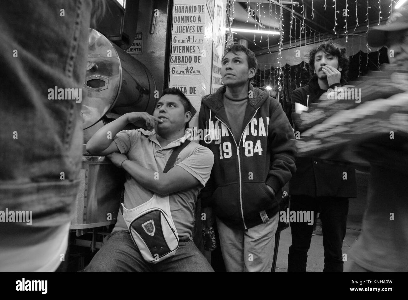 Popolo di Venustiano Carranza in città del Messico. Foto Stock