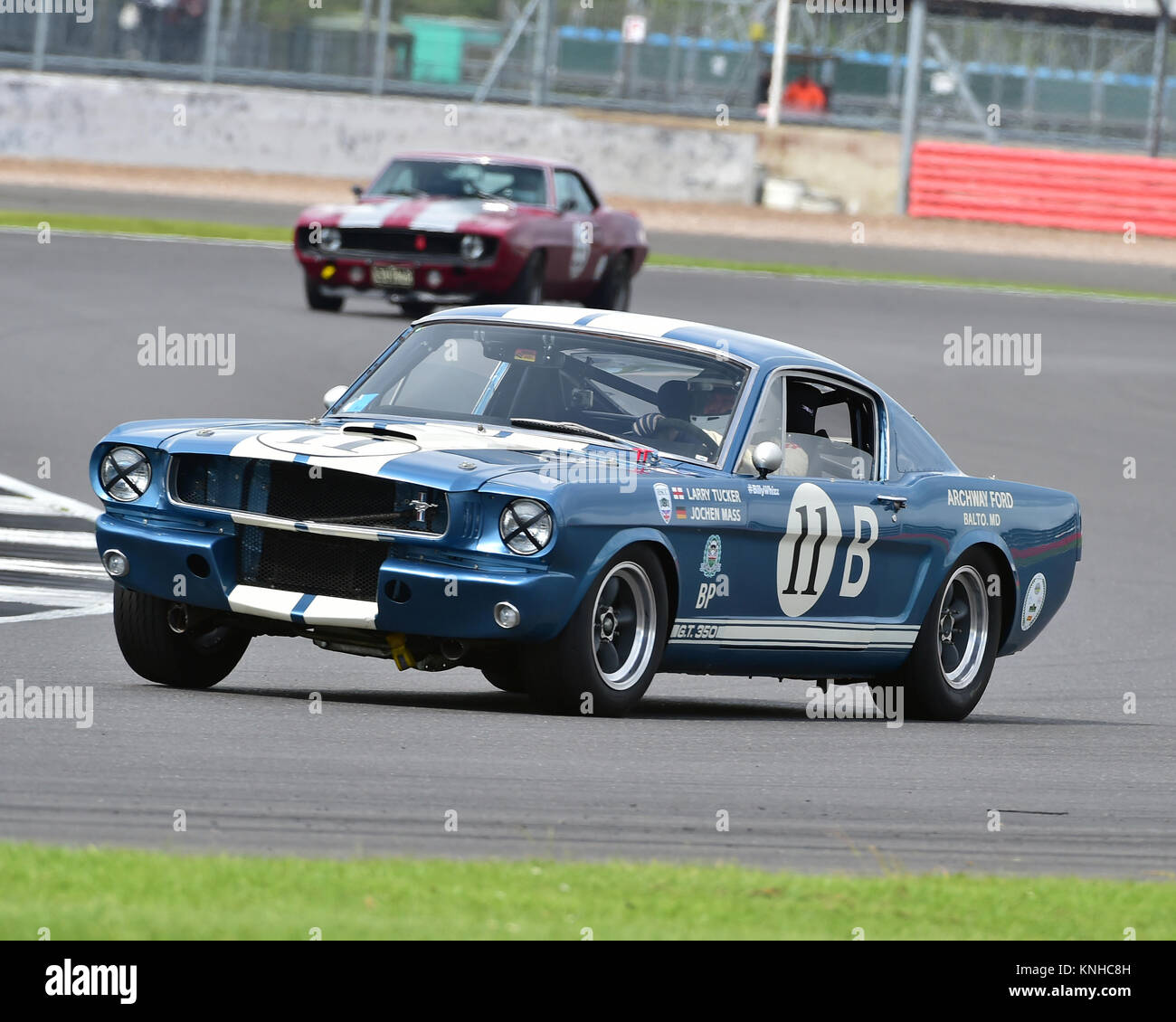 Larry Tucker, Shelby Mustang GT350, Storico Road Sport, HSCC, Silverstone Trofeo Internazionale, Silverstone Festival storico incontro, 20 maggio 2017 Foto Stock