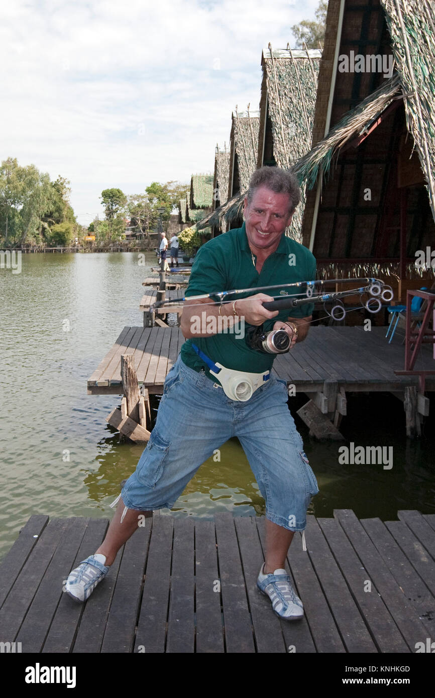Pesca, Bangkok, Thailandia Foto Stock