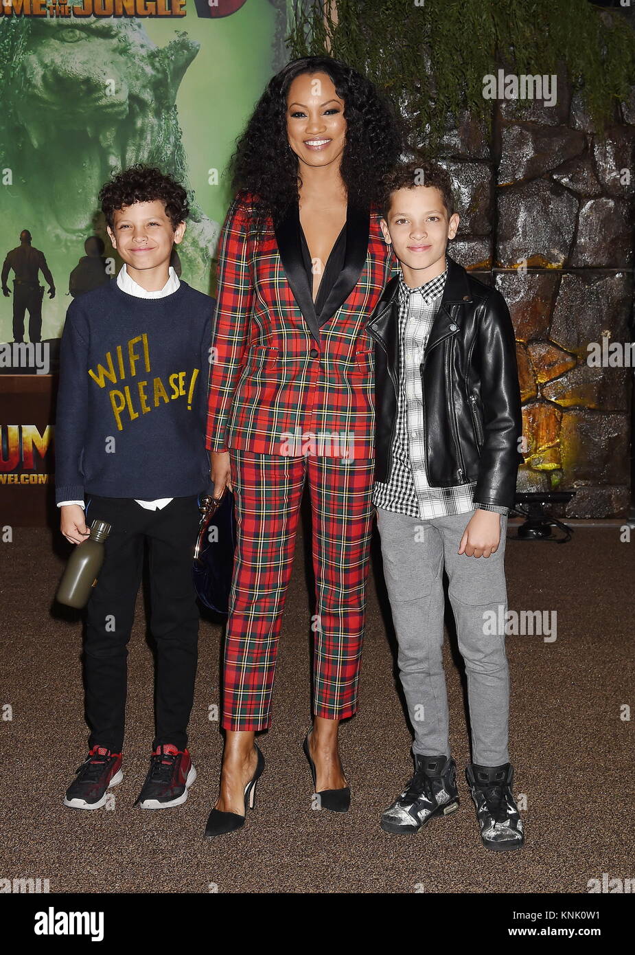 Hollywood, California. Undicesimo Dec, 2017. HOLLYWOOD, CA - 11 dicembre: l'attrice/modello Garcelle Beauvais assiste la premiere del Columbia Pictures' 'Jumanji: Welcome To The Jungle" presso la leva TCL Teatro Cinese su dicembre 11, 2017 in Hollywood, la California. | Verwendung weltweit Credito: dpa/Alamy Live News Foto Stock