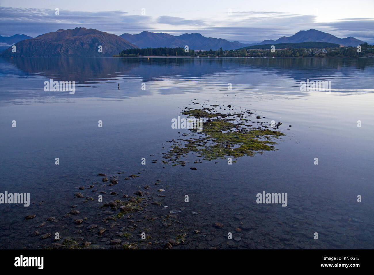 Lago Wanaka Foto Stock