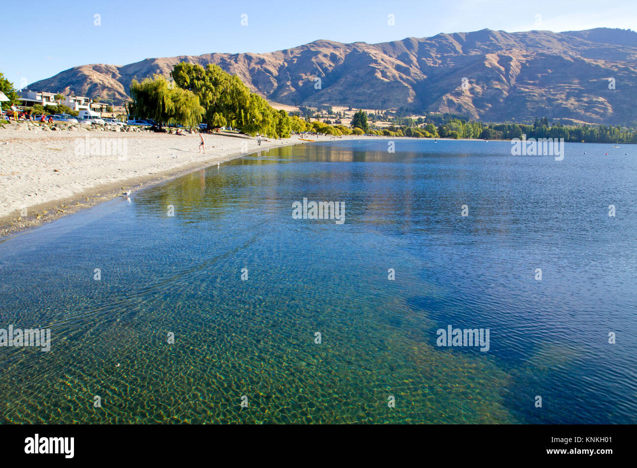 Lago Wanaka Foto Stock