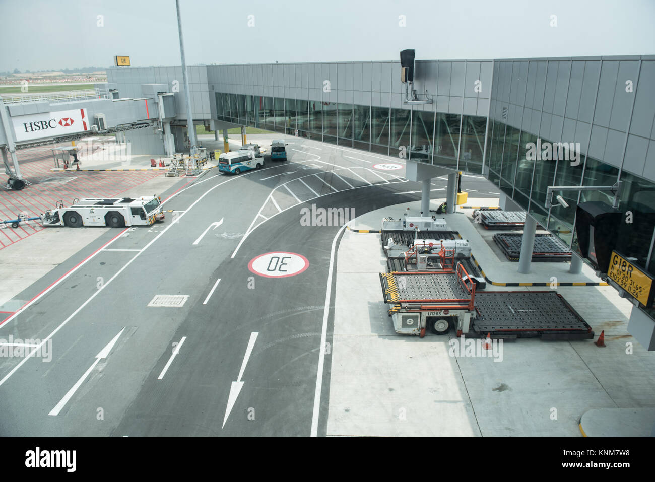 Singapore Changi Airport Terminal 4 aperto di recente Foto Stock