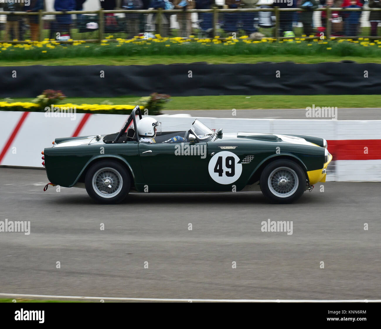 Barry Sidery-Smith, Triumph TR5, 903 XPG, Les Leston Cup, Goodwood 73MM Marzo 2015, 73rd, 73rd Assemblea dei Soci, Chris McEvoy, CJM Fotografia, clas Foto Stock