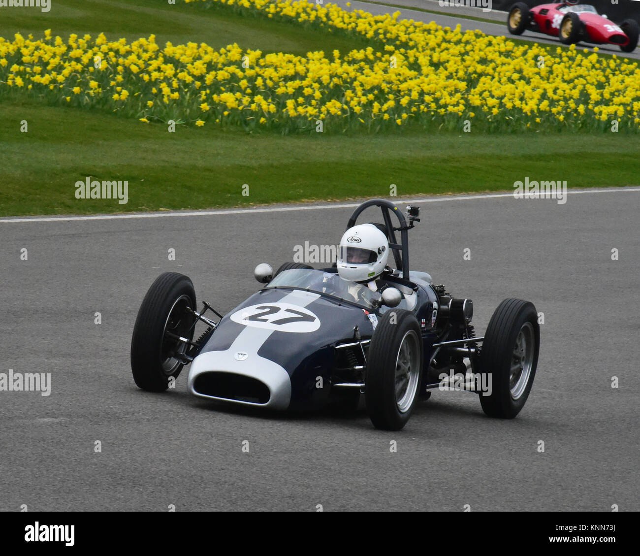 James Owen, Elva-BMC 200, Taylor trofeo, Goodwood 73MM Marzo 2015, 73rd, 73rd Assemblea dei Soci, Chris McEvoy, CJM Fotografia, Classic Cars, Englan Foto Stock