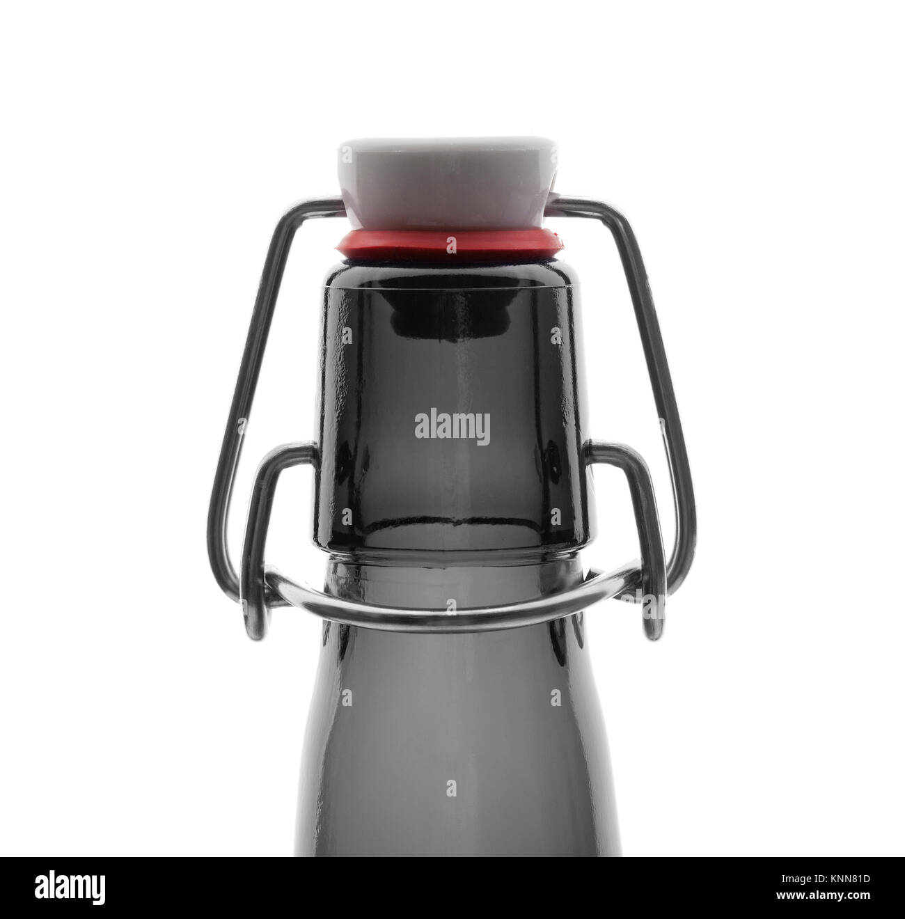 Brown swing top bottiglia di birra Foto Stock