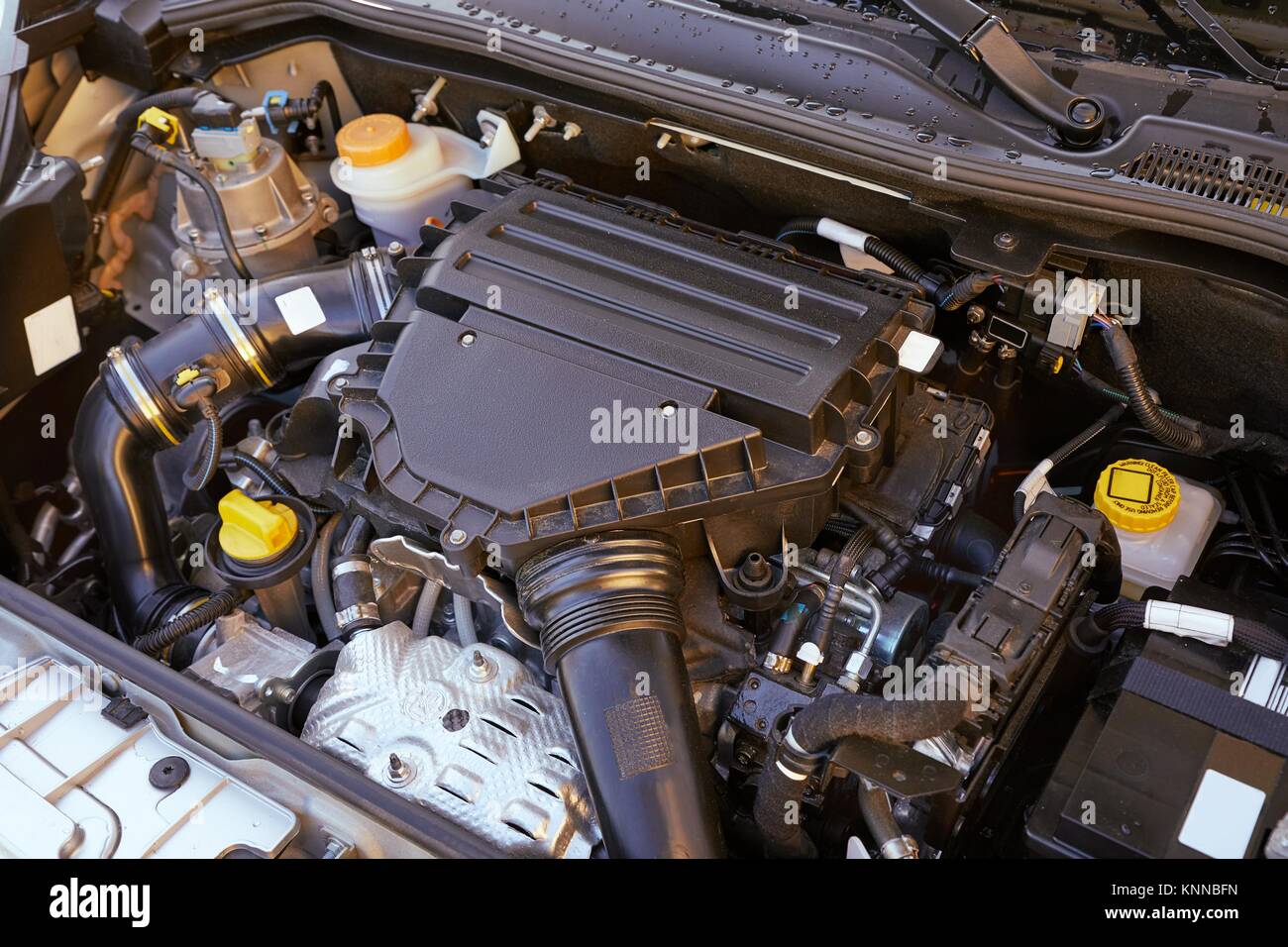 Auto motore dettaglio Foto Stock