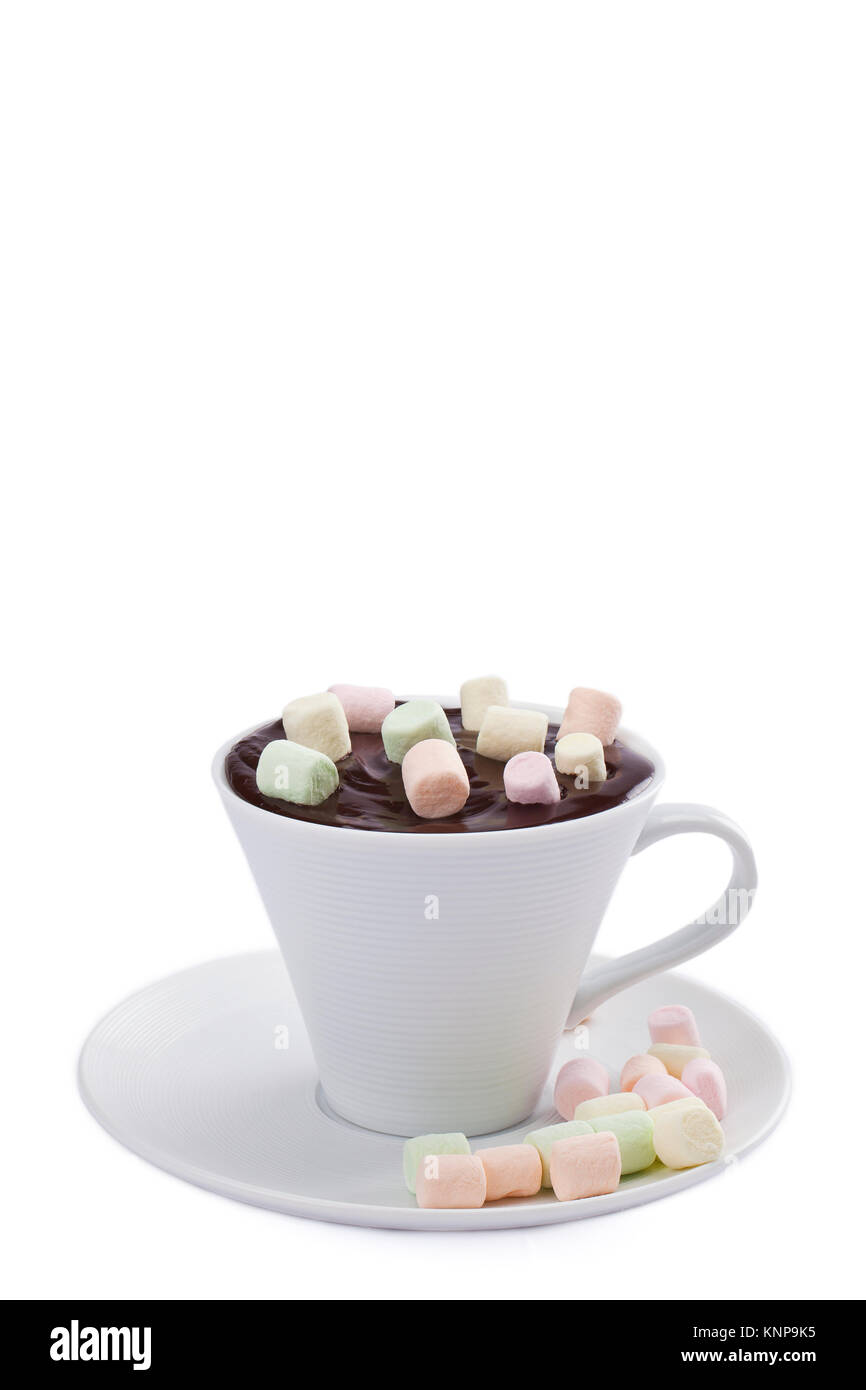 Cioccolato colorato anabbaglianti mallows Foto Stock