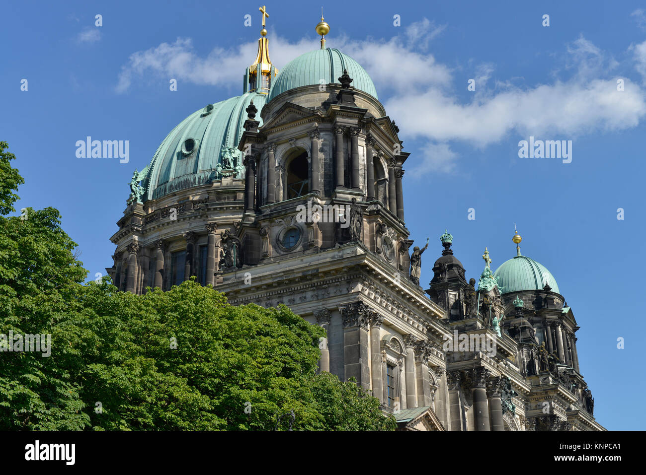 Cattedrale di Berlino, piacere giardino, medio, Berlino, Germania, Berliner Dom, Lustgarten, Mitte, Deutschland Foto Stock