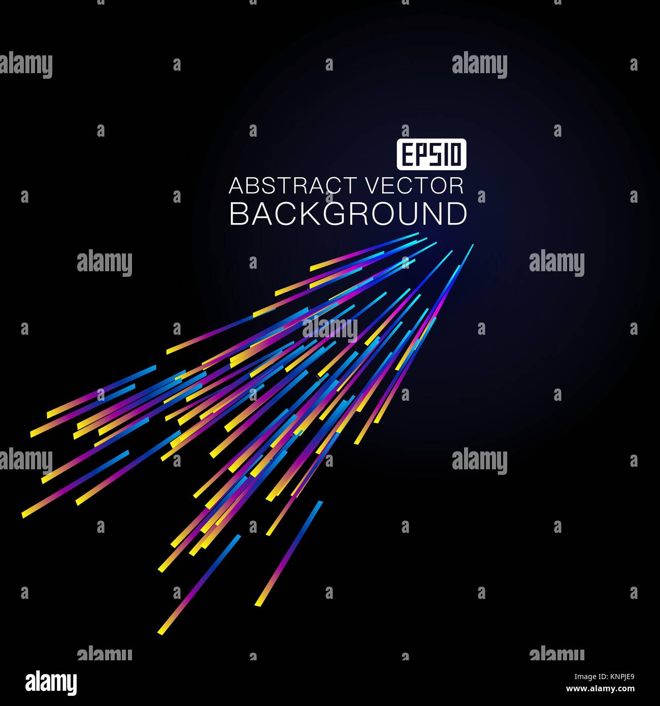 Punto e linea composta di radiale grafica astratta. Illustrazione Vettoriale