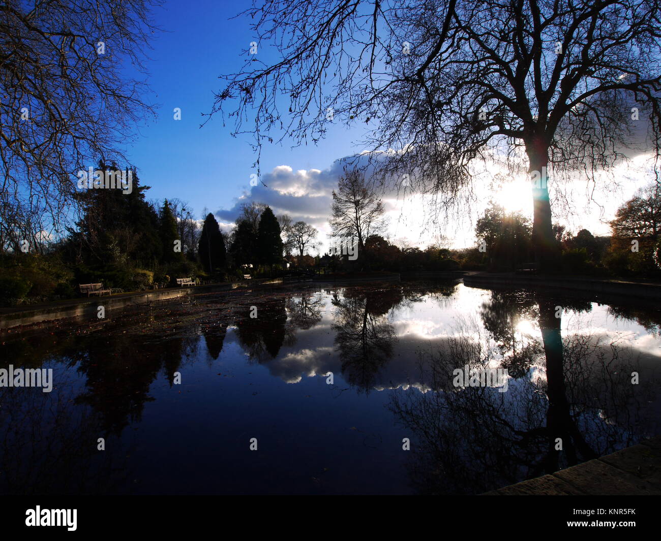 Stoke Park Gardens, Guildford, Surrey, Regno Unito. Foto Stock