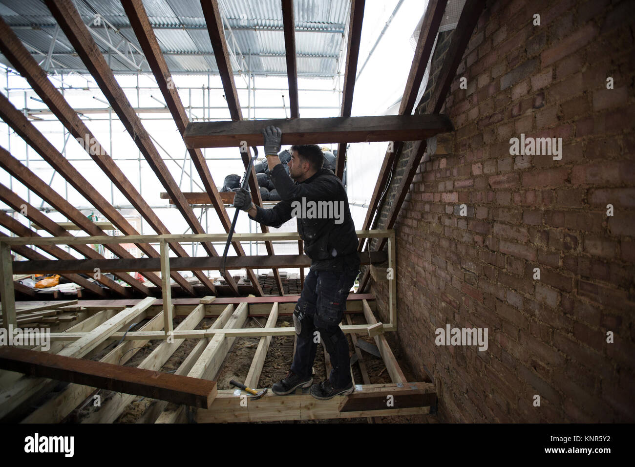 Casa di ristrutturazione, London, England, Regno Unito Foto Stock
