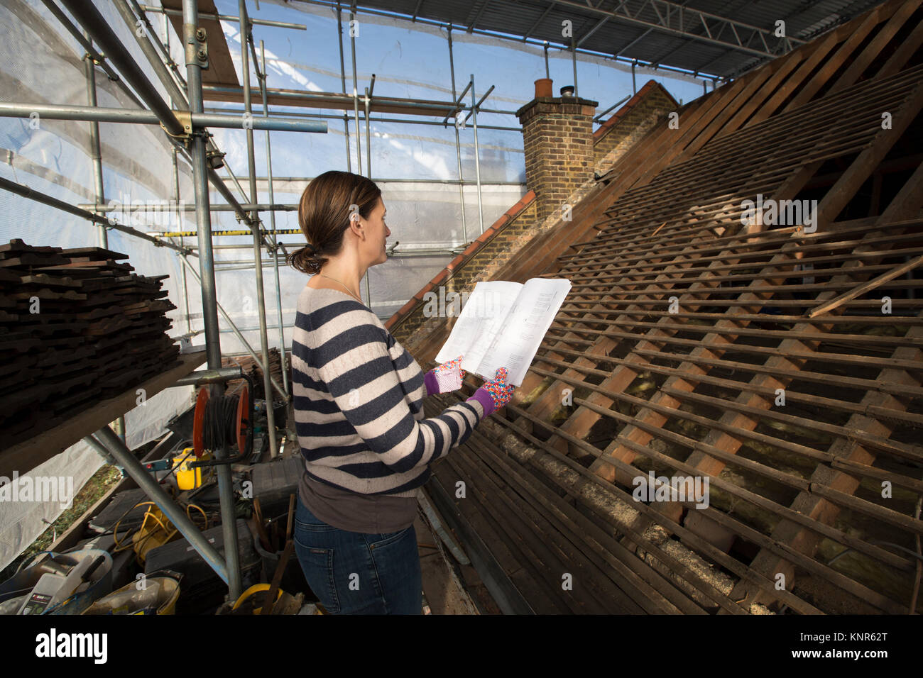 Casa di ristrutturazione, London, England, Regno Unito Foto Stock