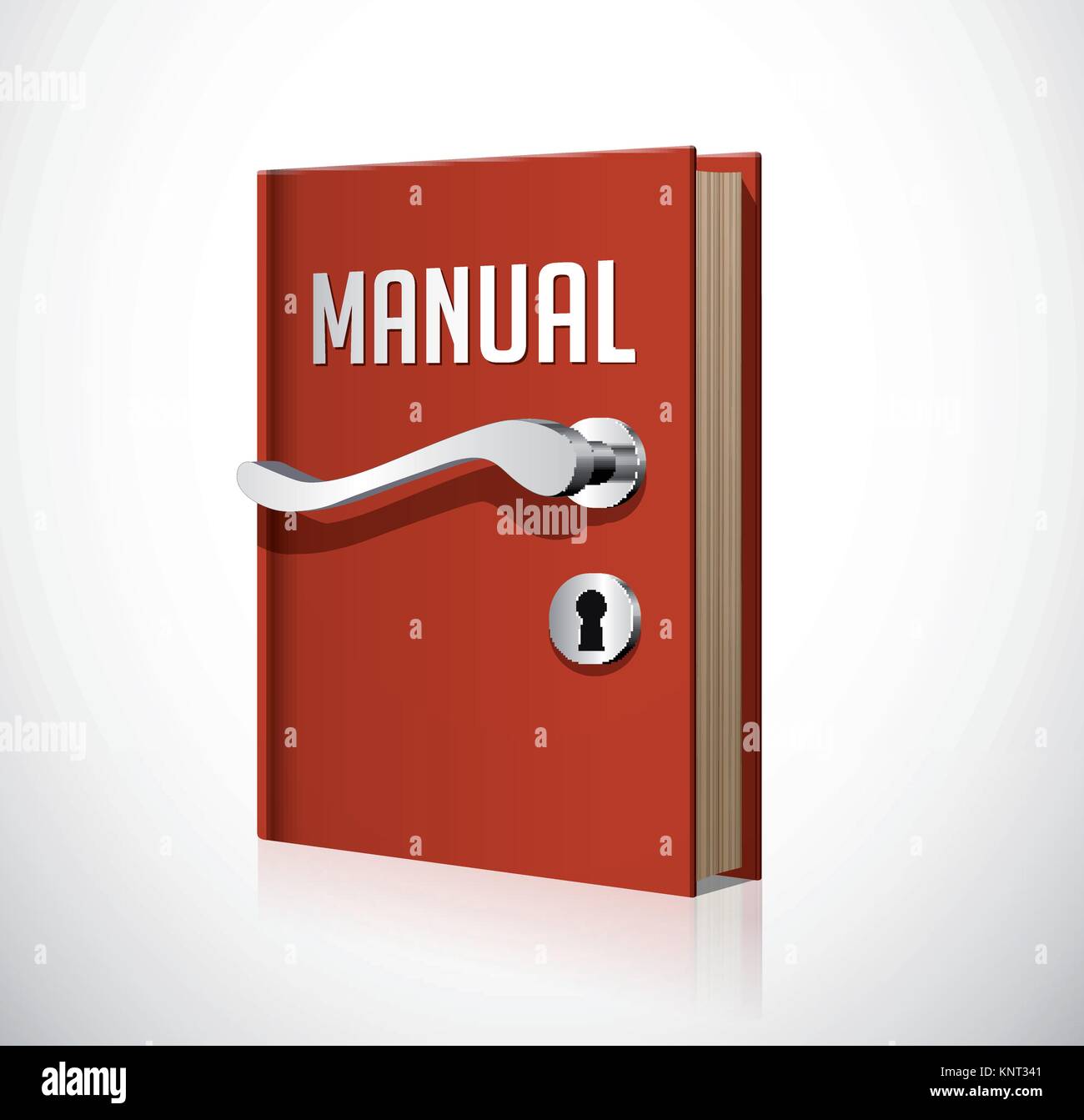 Il concetto di apprendimento - Prenota come porta a conoscenza e saggezza - stock illustrazione Illustrazione Vettoriale