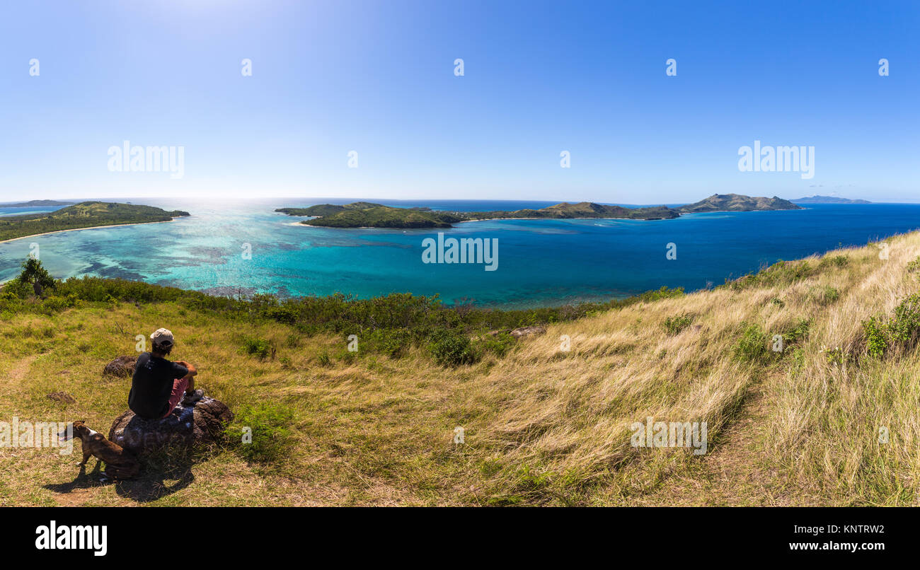 Isole Yasawa nelle isole Figi Foto Stock