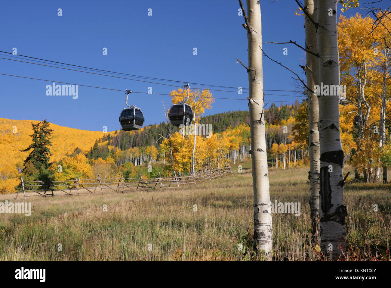 Colorado Gondola Foto Stock