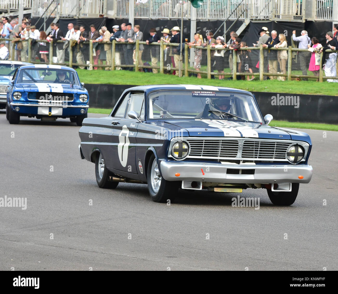 Sarrailh Fabien, Henri Pescarolo, Ford Falcon Sprint, Shelby Cup, Goodwood Revival 2014, 2014, automobile, Autosport, Goodwood Revival, Foto Stock