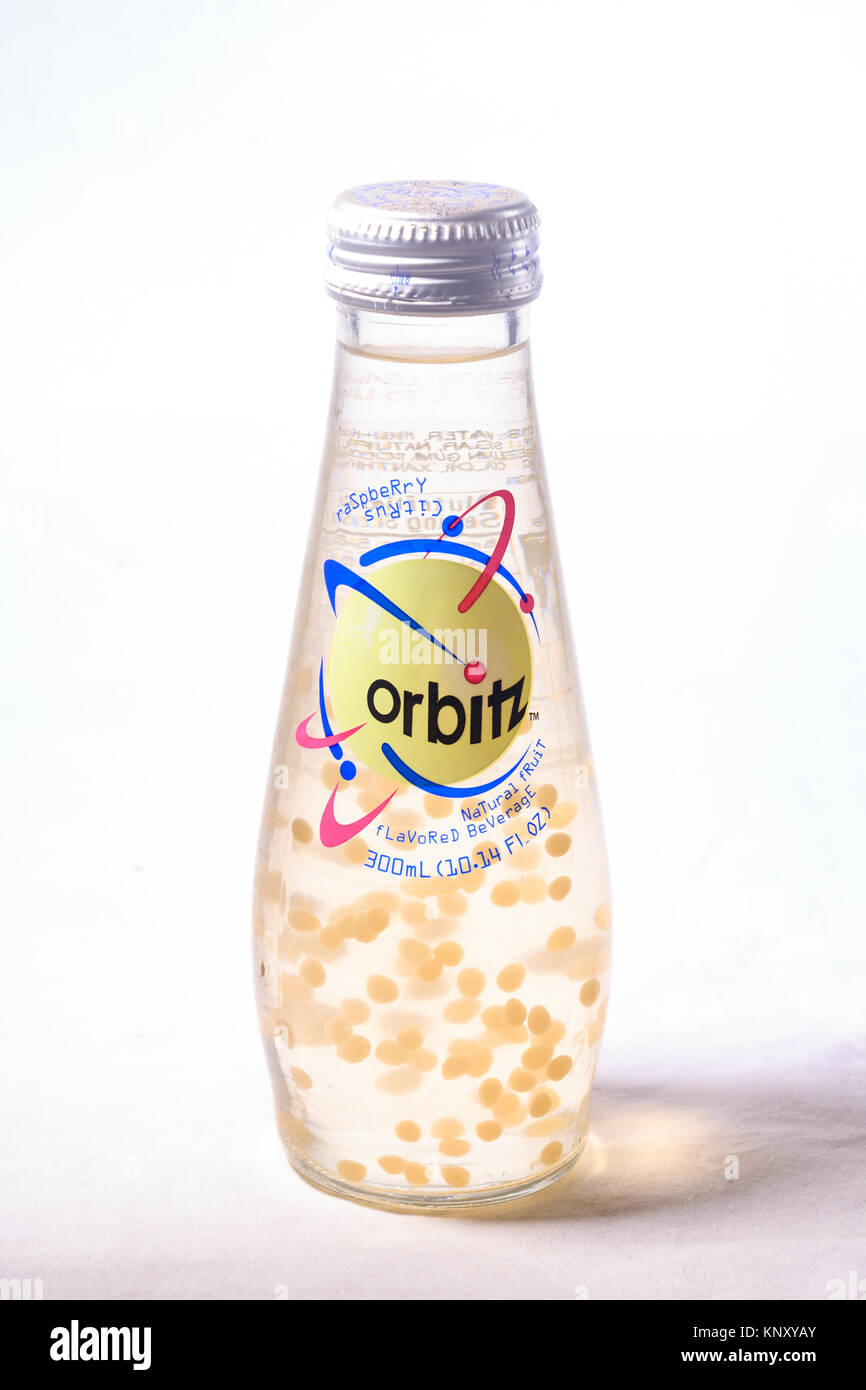 Orbitz drink nel sapore Raspberry-Citrus Foto Stock