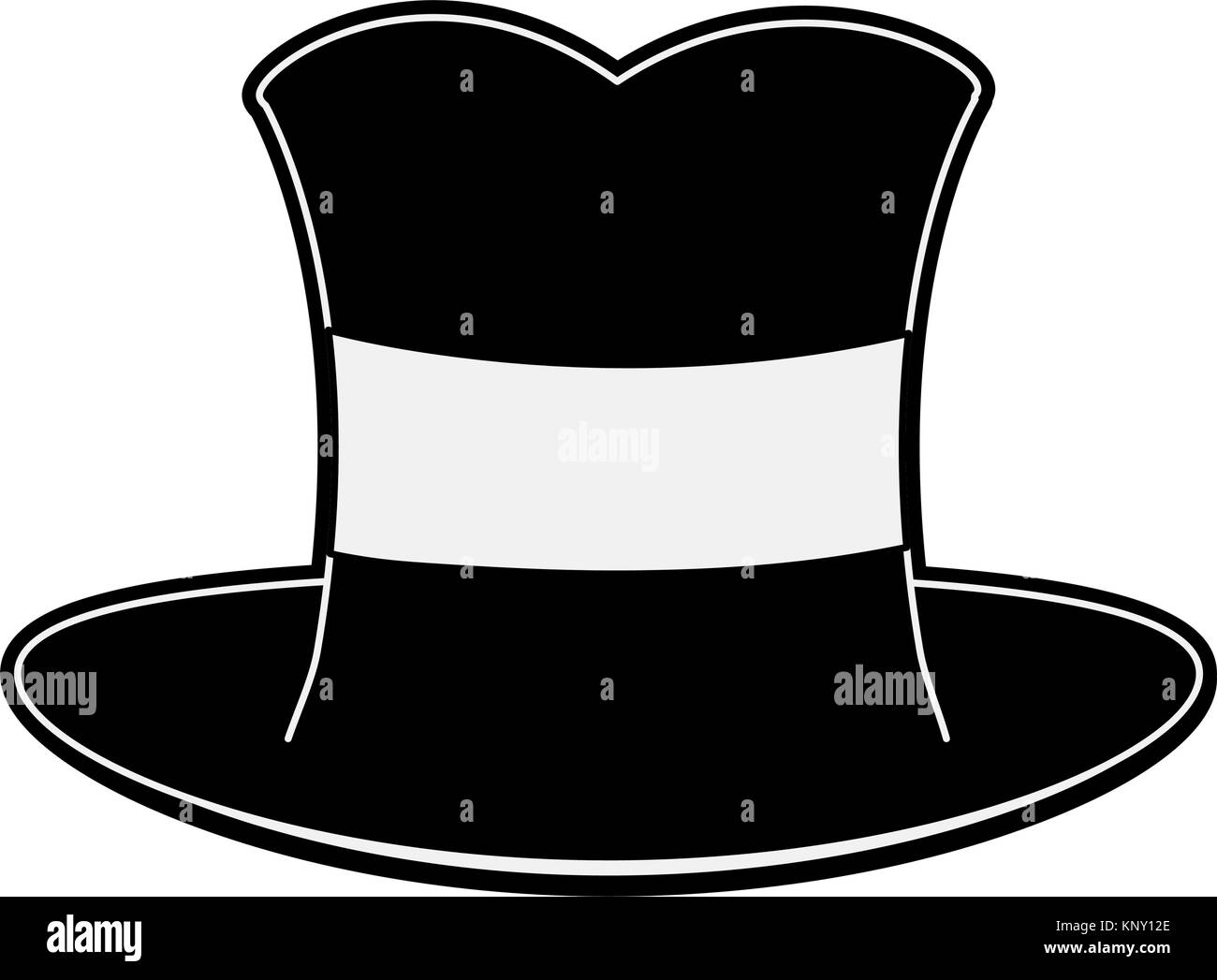 Maschio di antiquariato hat Illustrazione Vettoriale