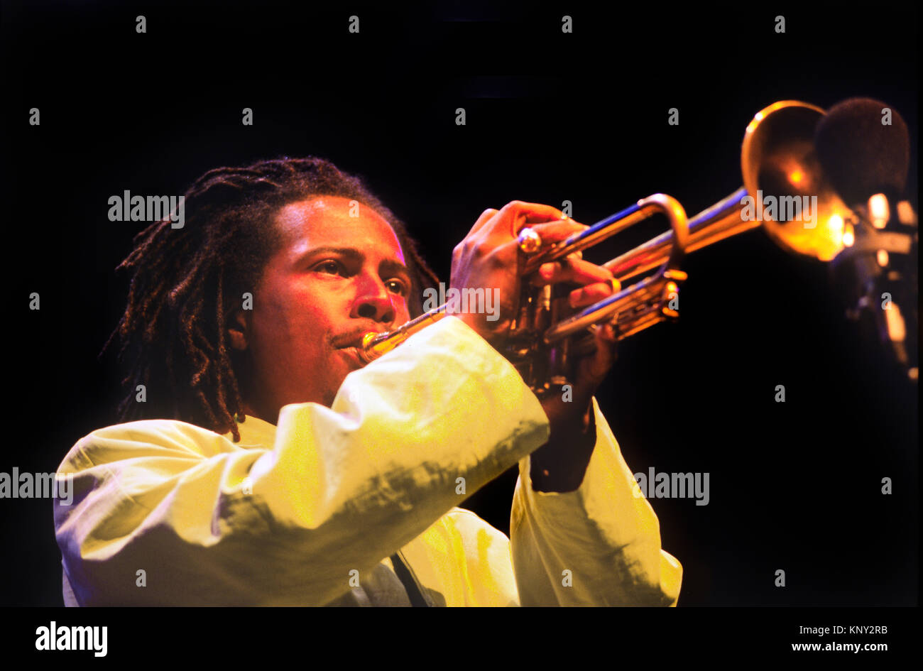 ROY HARGROVE svolge un omaggio a Miles e Coltrane al MONTEREY JAZZ FESTIVAL - California Foto Stock