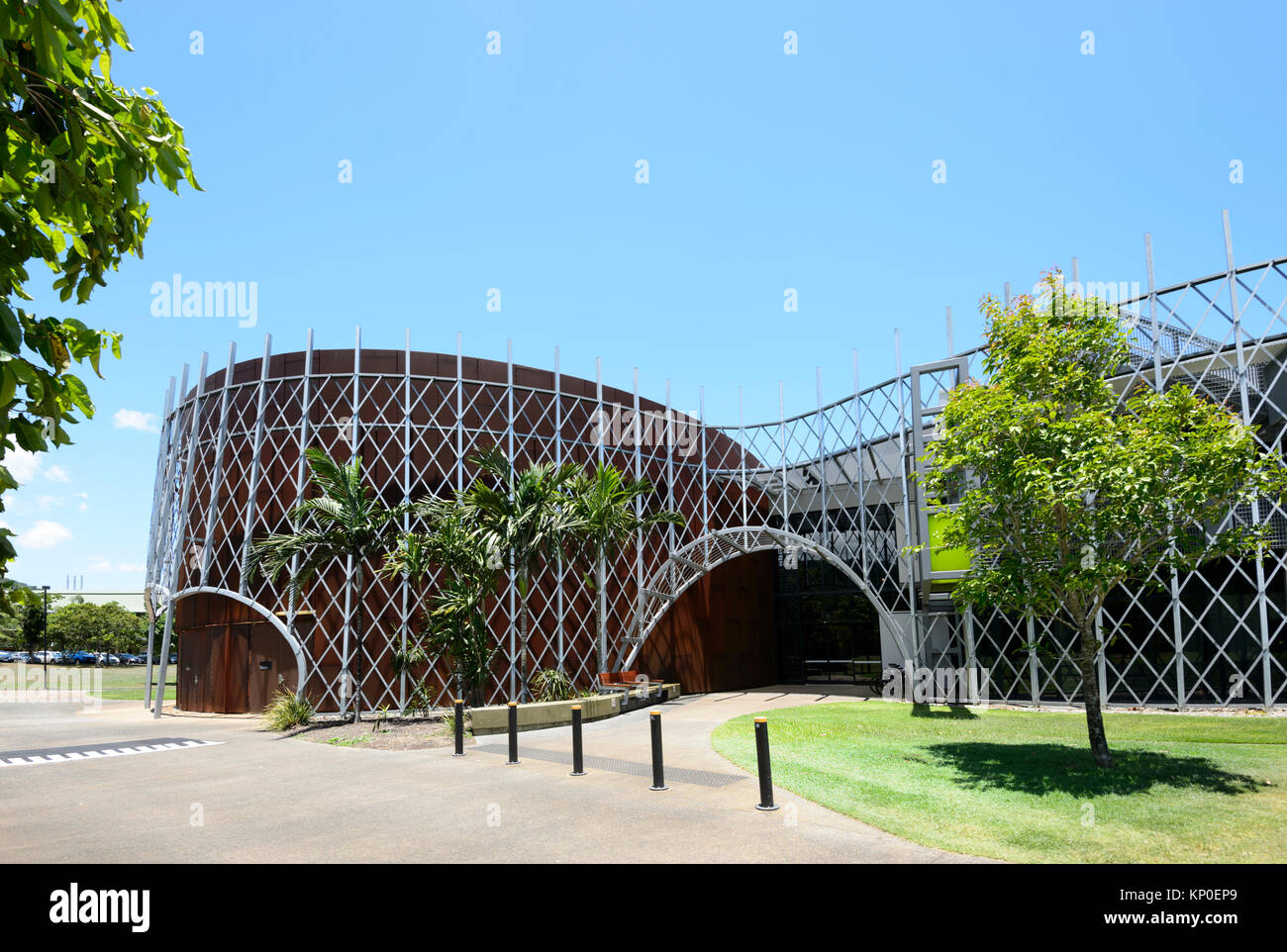 Ingresso di James Cook University di Cairns, estremo Nord Queensland, FNQ, QLD, Australia Foto Stock