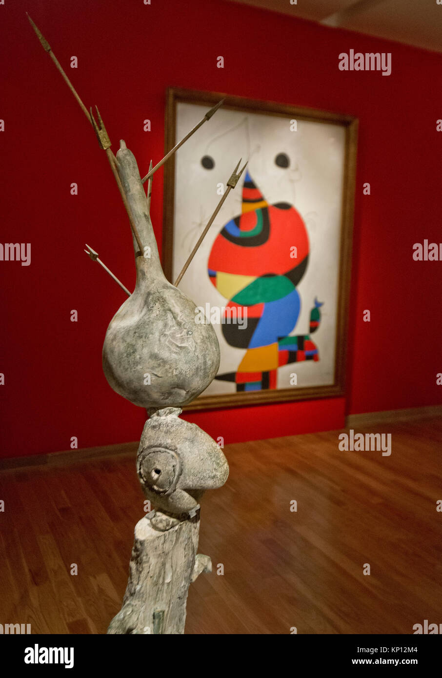 Joan Miro mostra: 'Miró, el arte de mirar', Museo Nacional de Bellas Artes di Buenos Aires, Argentina Foto Stock