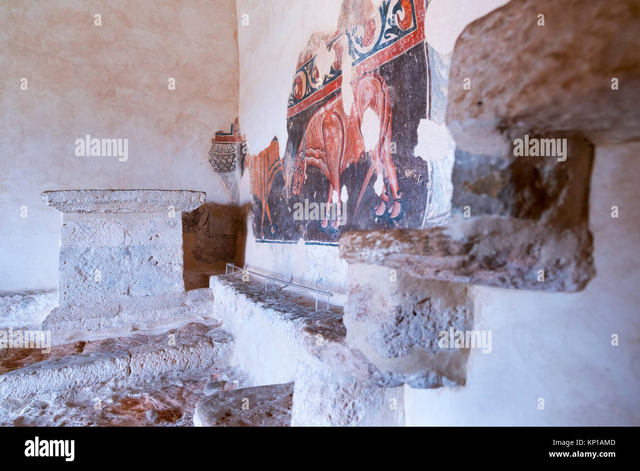 Eremo di San Baudelio, Soria provincia, Castilla y Leon, Spagna, Europa Foto Stock