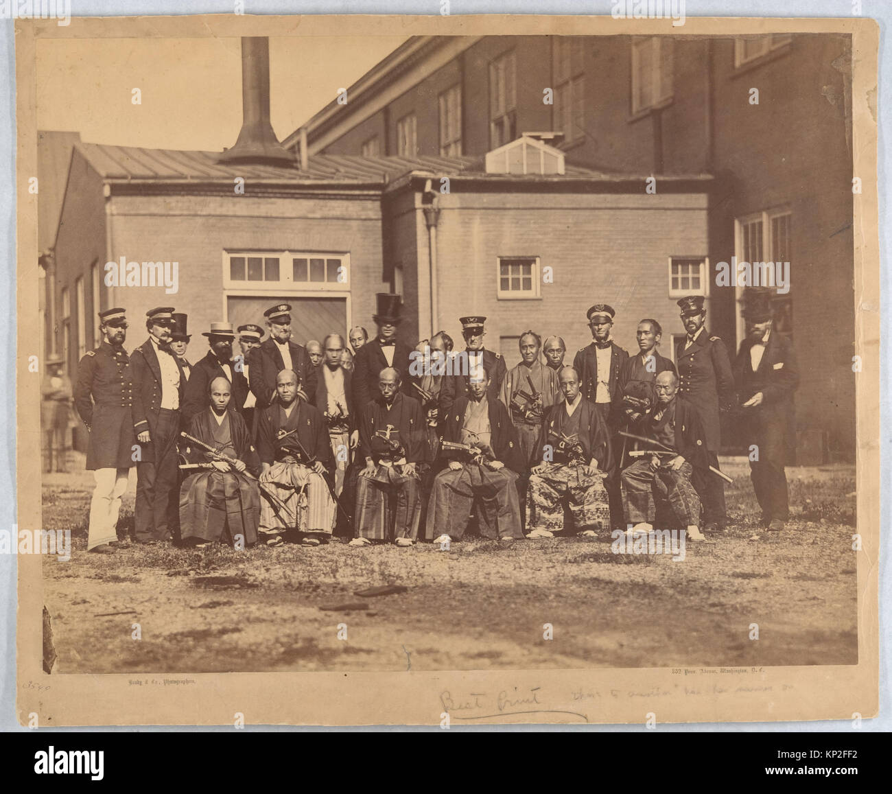 Veduta dell'Ambasciata Giapponese presso il Navy Yard, Washington, DC, parte della collezione Metropolitan Museum of Art, New York, numero di catalogo DP229934. Foto Stock