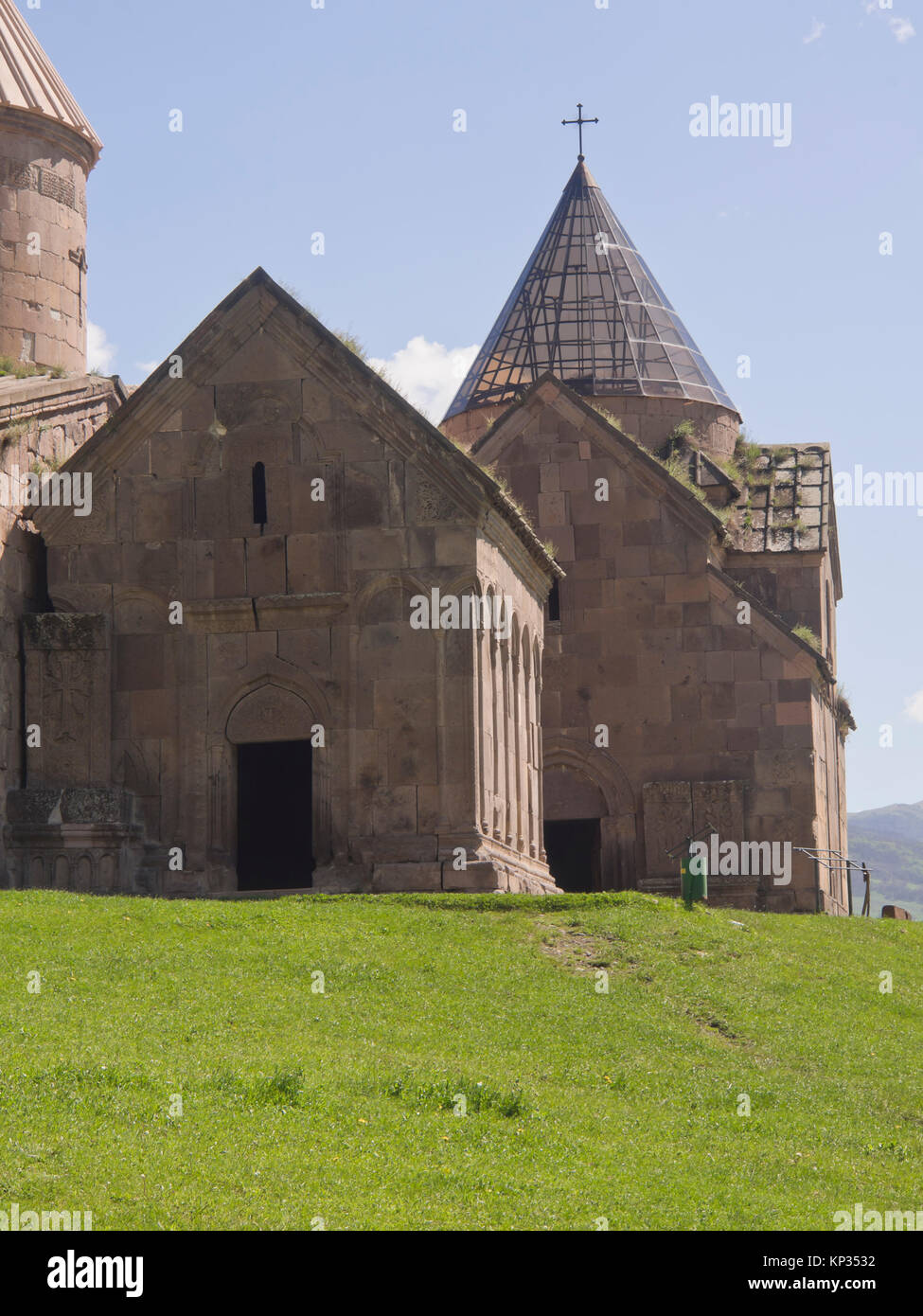 Goshavank Complesso del Convento nel villaggio di Gosh in Armenia risale a ca 1200 ANNUNCIO Foto Stock