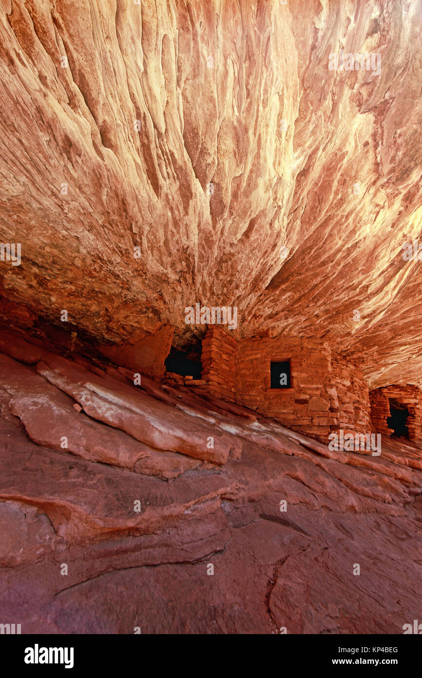 Rovine dal Pueblo Anasazi Nativi Americani Foto Stock