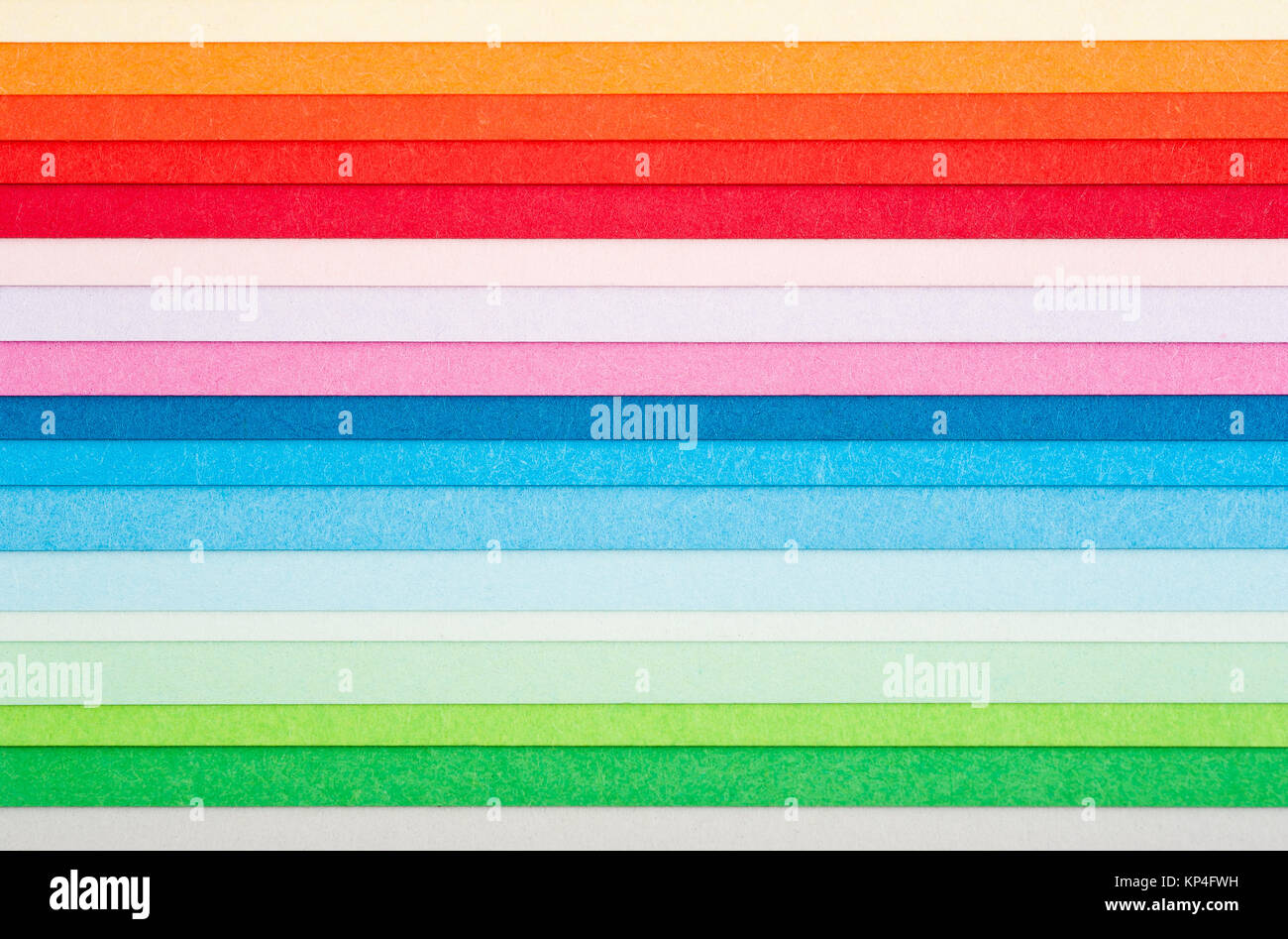 Sfondo multicolore con strisce colorate Foto Stock