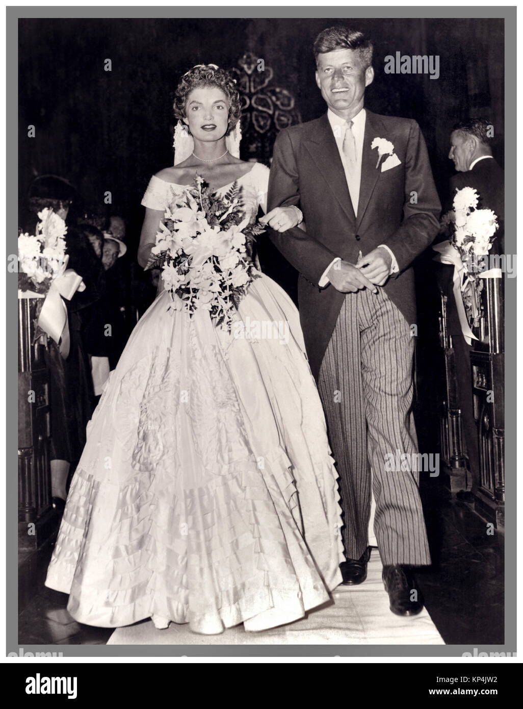 Kennedy wedding 1953 immagini e fotografie stock ad alta