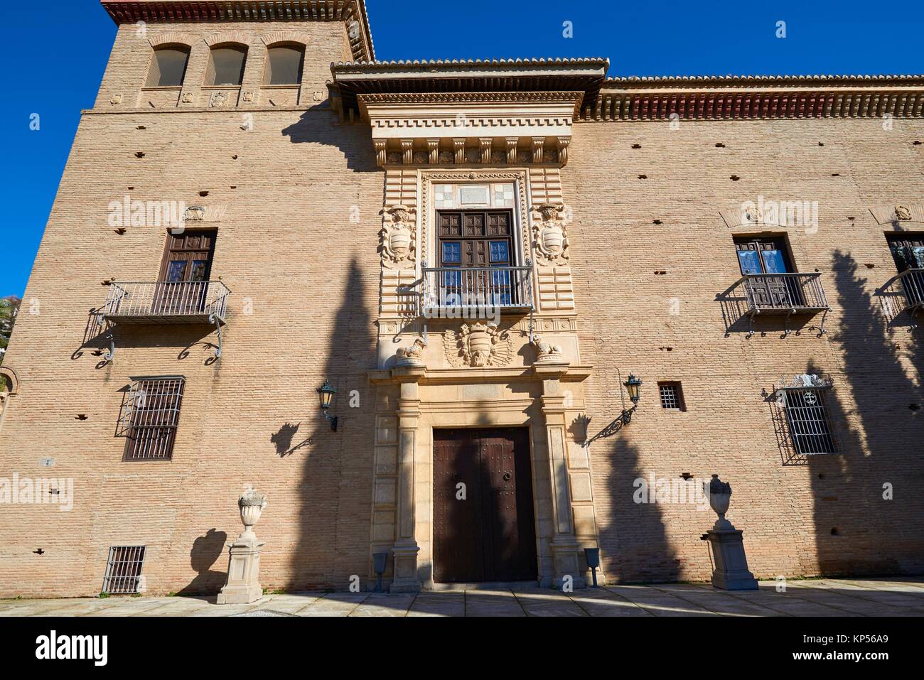Palacio de los Córdoba (Archivio storico), Granada, Andalusia, Spagna, Europa. Foto Stock