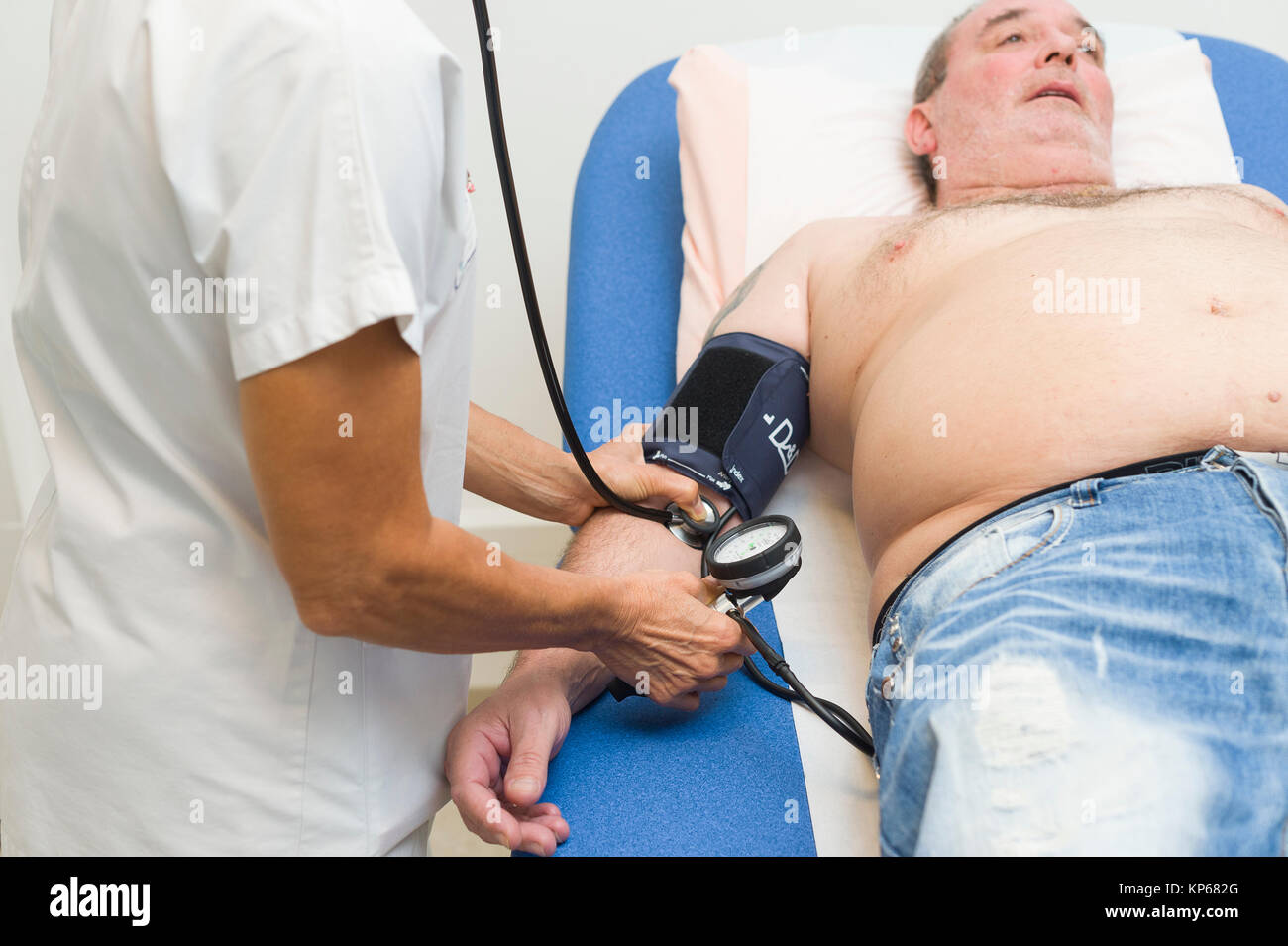 CENTRO DEL DOLORE Foto Stock