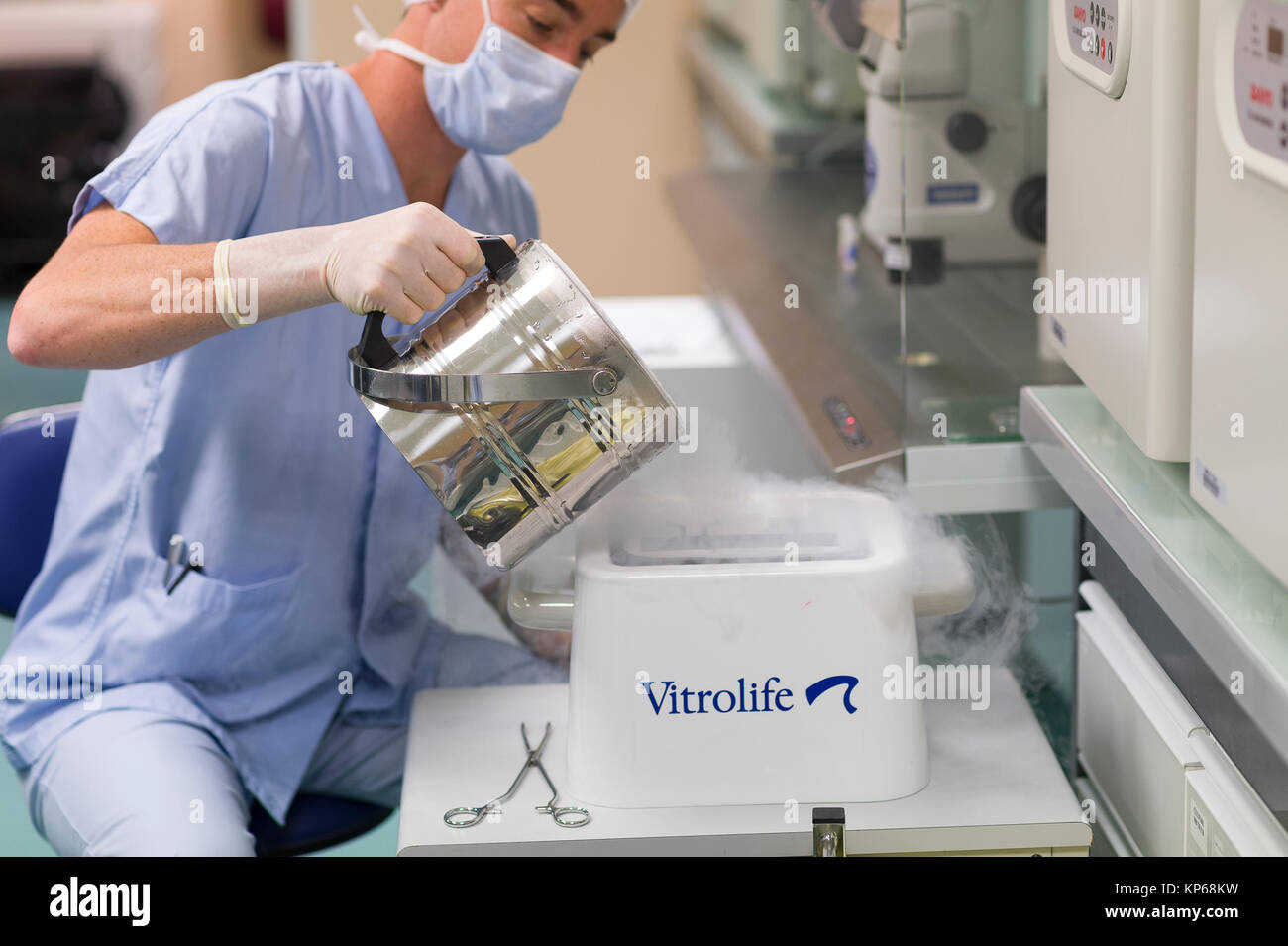 Assistito tecnologia riproduttiva Foto Stock