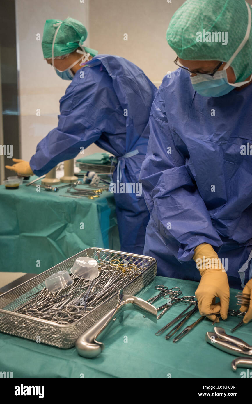Isterectomia Foto Stock
